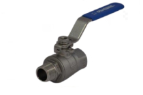 Foto van Kogelkraan RVS 316 Binnen-Buiten 63Bar