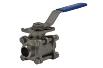 Foto van Kogelkraan RVS 316 Buttweld 63Bar ISO top