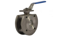 Foto van Kogelkraan RVS 316 ISO top Geflensd kort