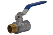 Foto van Kogelkraan Messing Binnen-Buiten