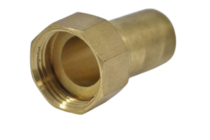 Foto van Messing Slangtule Binnendraad tbv klemschaal