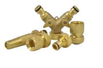 Foto van Messing Gardena koppelingen